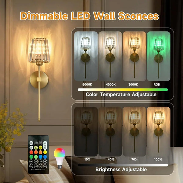 Colorful Rechargeable Wall Light