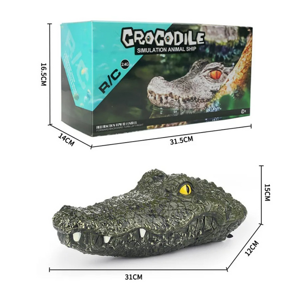 Realistic Crocodile RC Boat